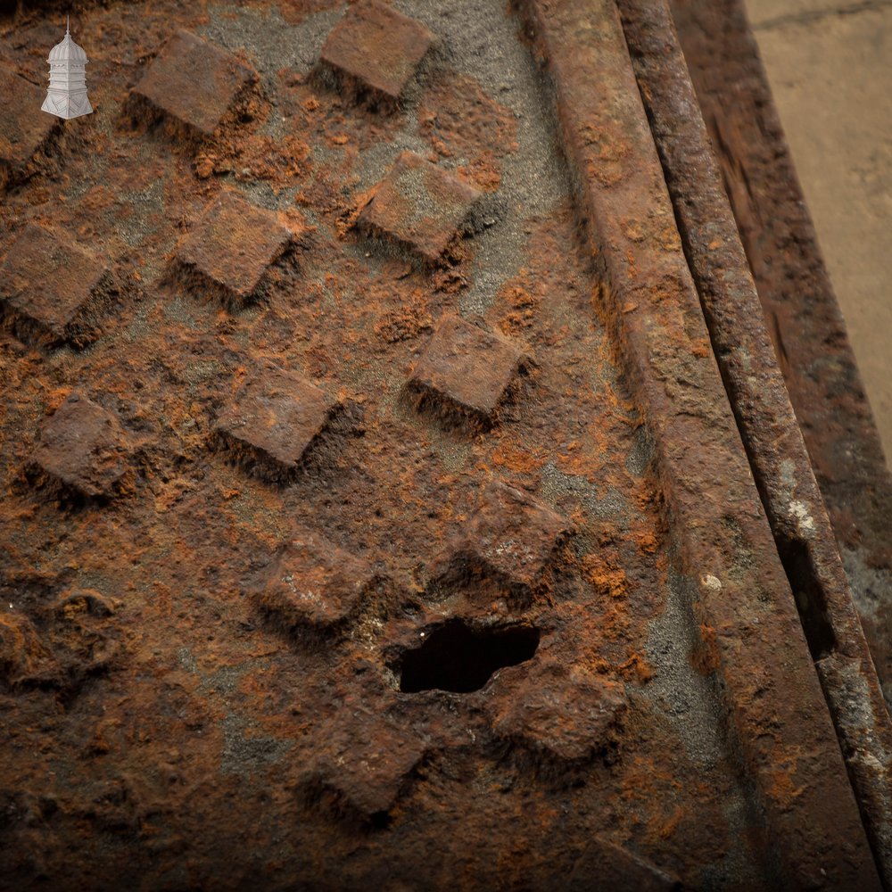 Manhole Cover with Frame, Reclaimed Inspection Cover
