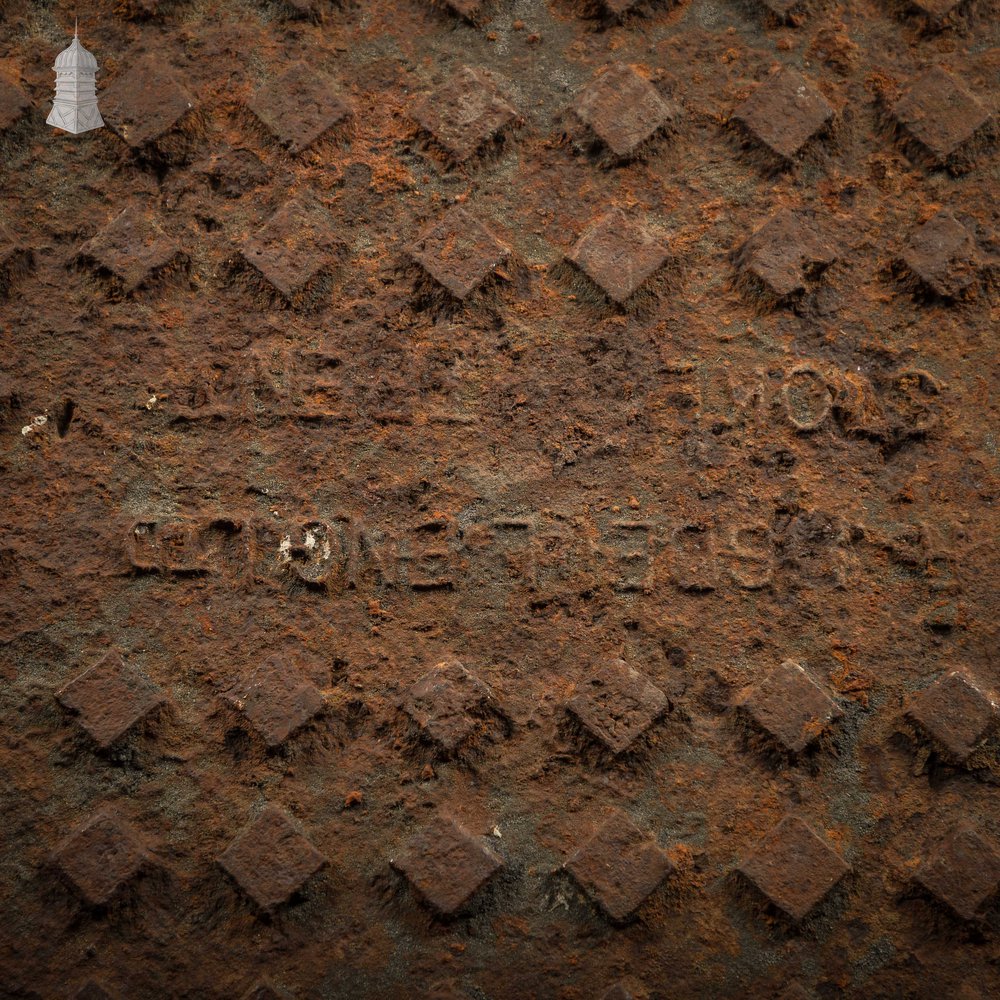 Manhole Cover with Frame, Reclaimed Inspection Cover