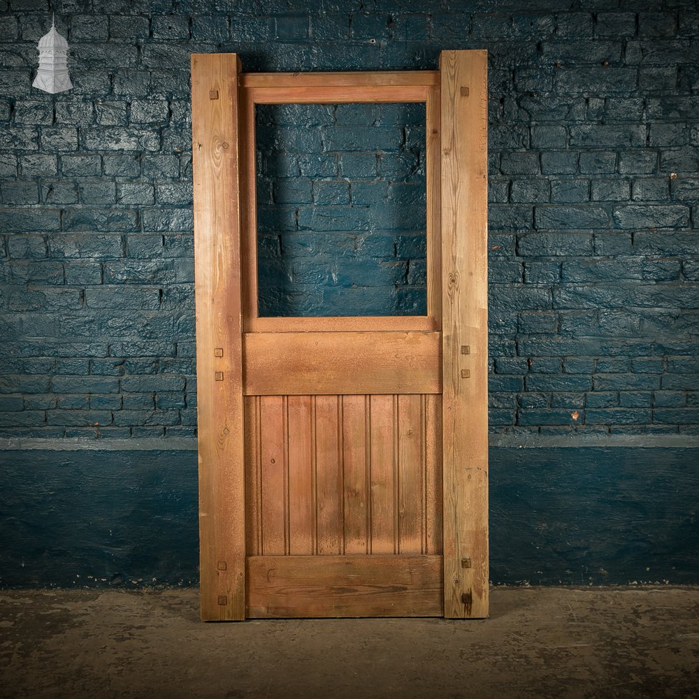 Half Glazed Partition Timber Frame Architectural Screen with Panelled Base