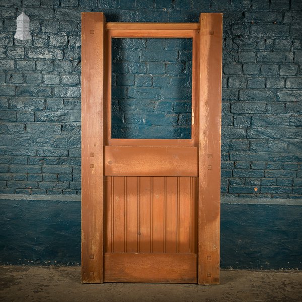 Half Glazed Partition Timber Frame Architectural Screen with Panelled Base