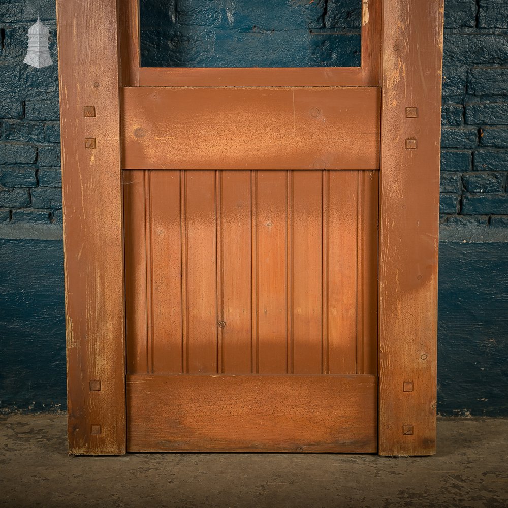 Half Glazed Partition Timber Frame Architectural Screen with Panelled Base