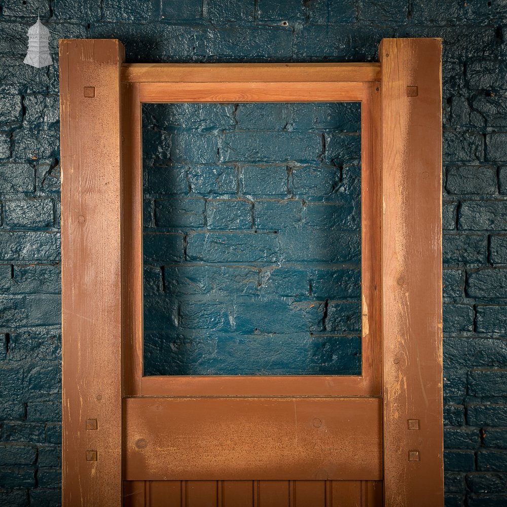 Half Glazed Partition Timber Frame Architectural Screen with Panelled Base