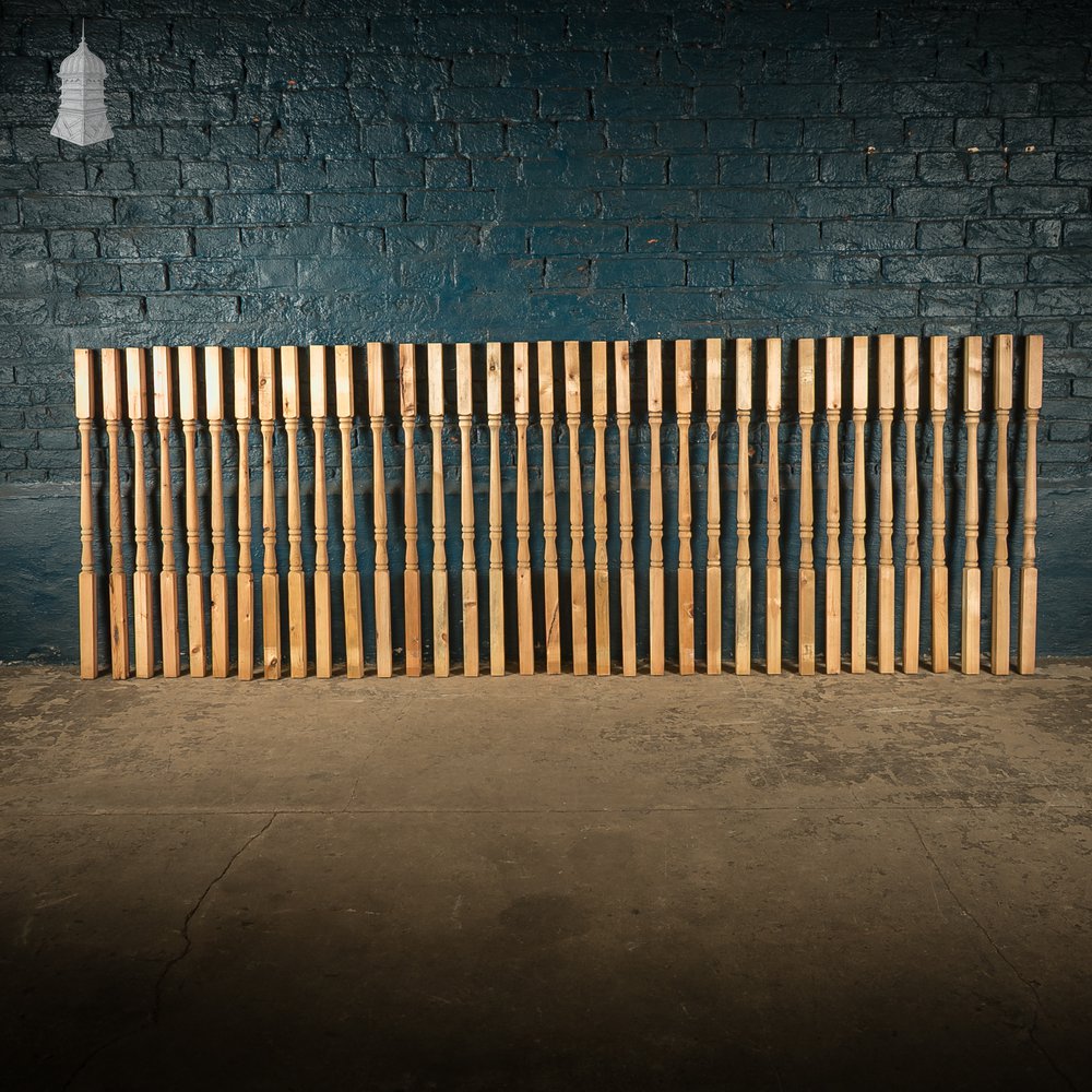 35 Turned Timber Staircase Spindles / Balusters