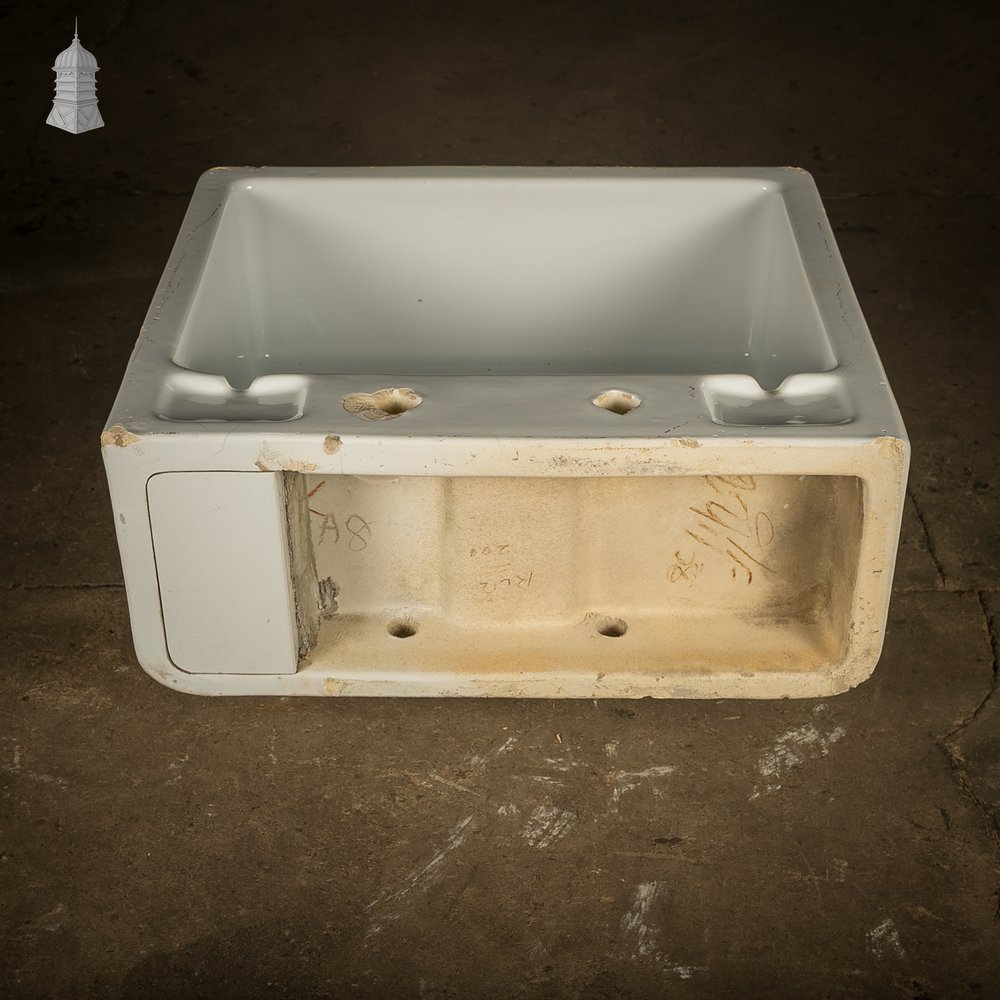 Vintage Shanks Belfast Butler Sink with Soap Recesses and Tap Holes