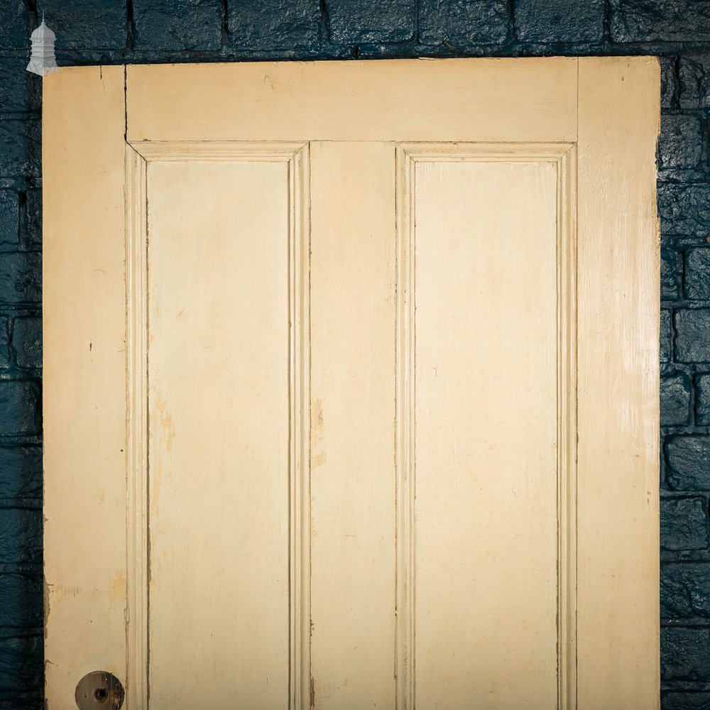 Pine Paneled Door, Moulded 4 Panel