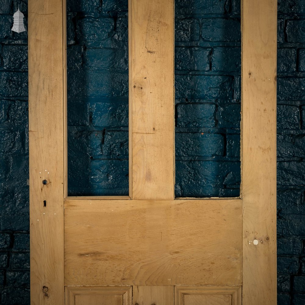 Half Glazed Door, 19th C Pine