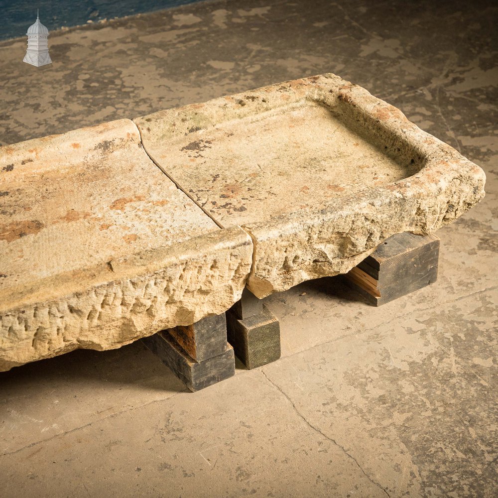Long Shallow Stone Trough