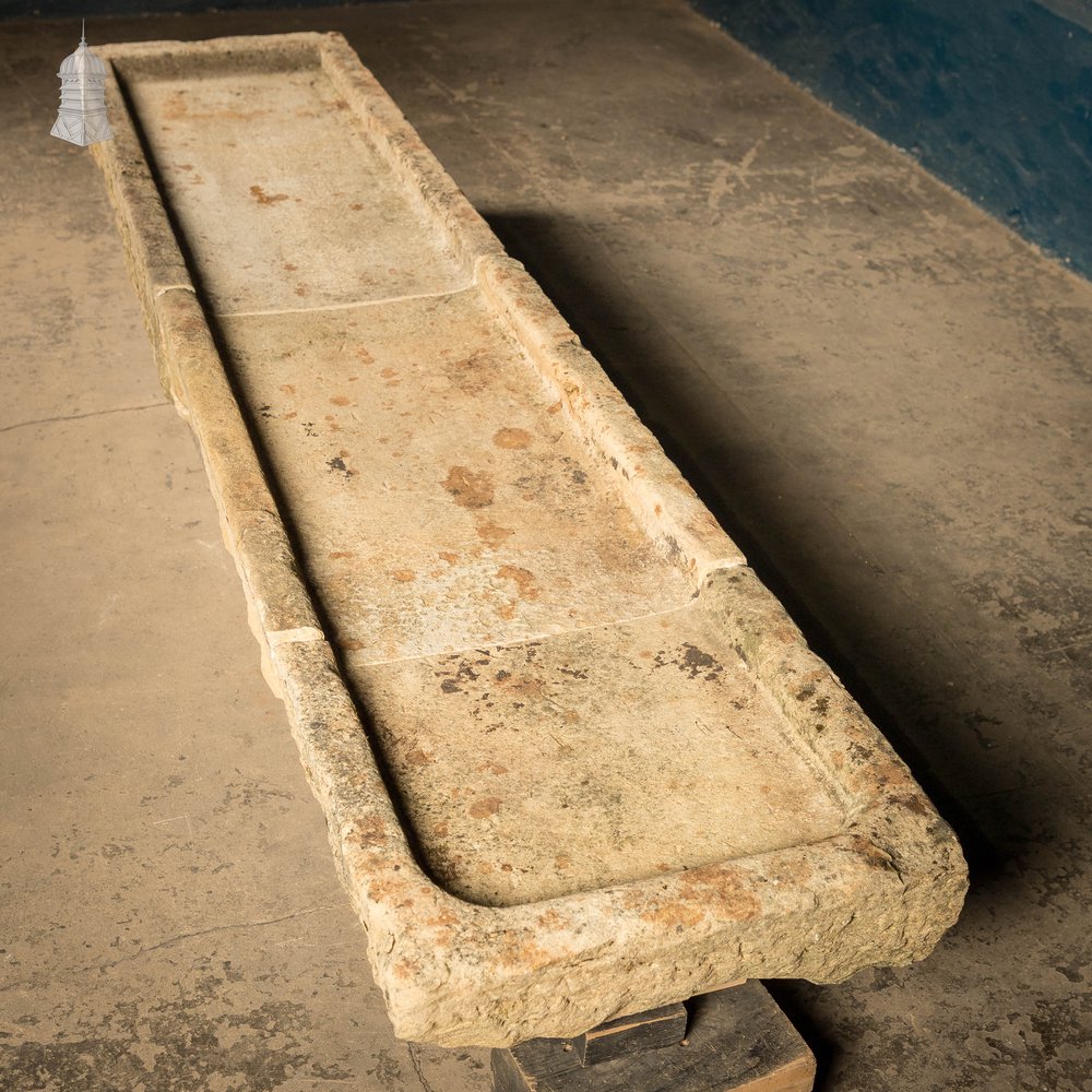 Long Shallow Stone Trough