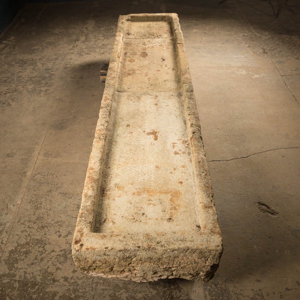 Long Shallow Stone Trough