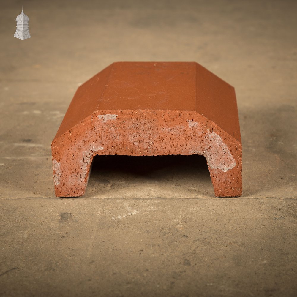 Red Saddleback Wall Cappings / Copings - A run of 4M