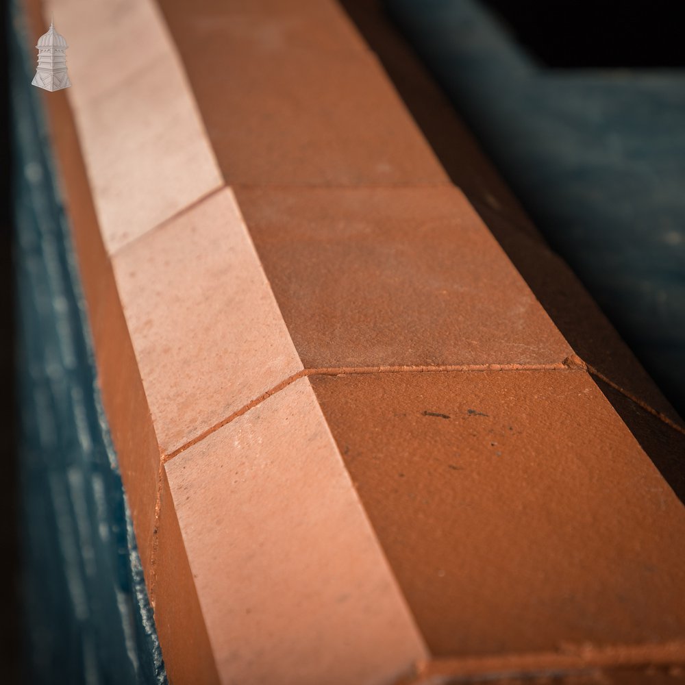 Red Saddleback Wall Cappings / Copings - A run of 4M