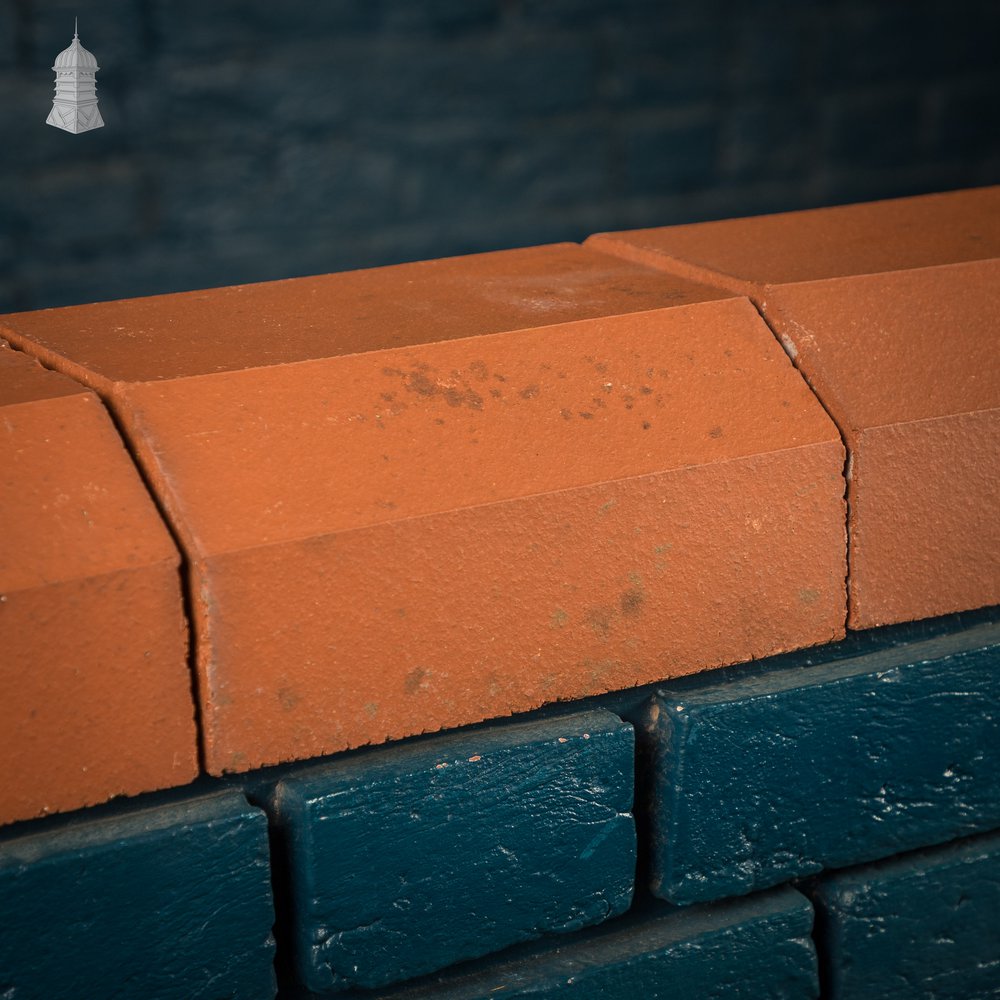 Red Saddleback Wall Cappings / Copings - A run of 4M