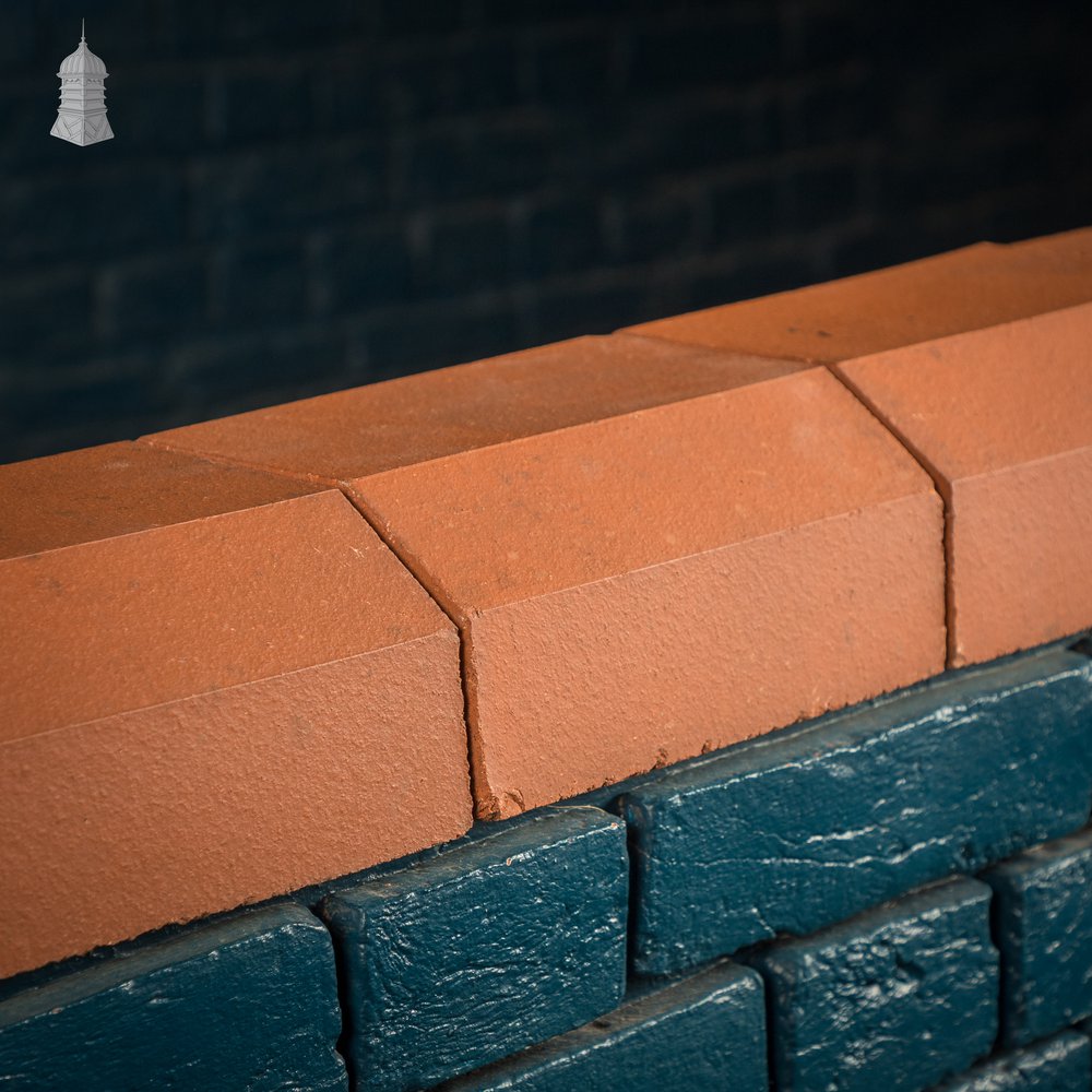 Red Saddleback Wall Cappings / Copings - A run of 4M