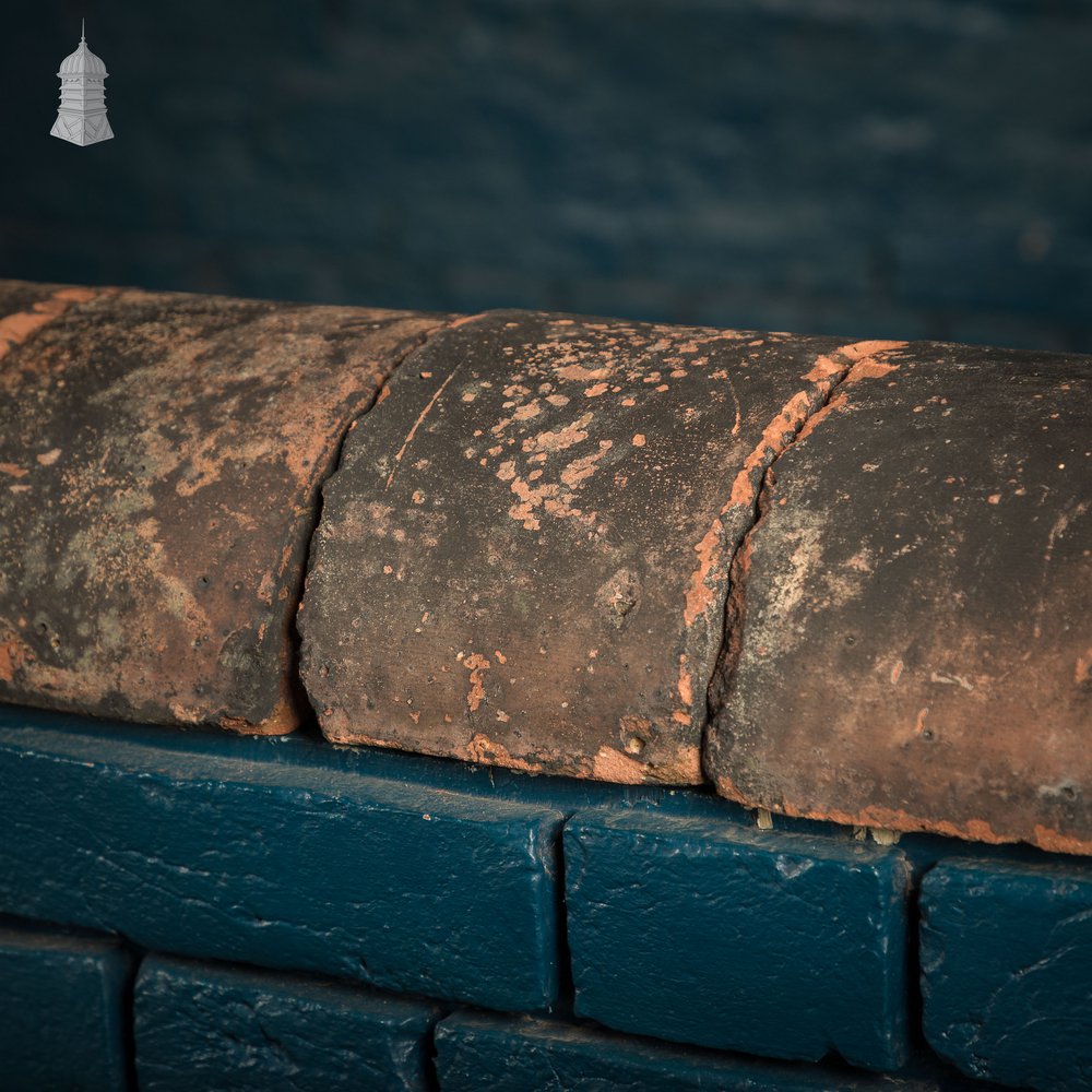 Half Round Coping, Reclaimed Red Brick Copings