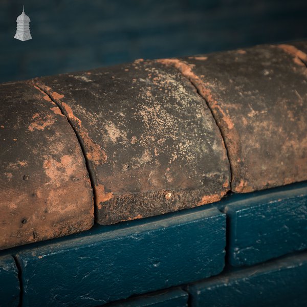 Half Round Coping, Reclaimed Red Brick Copings