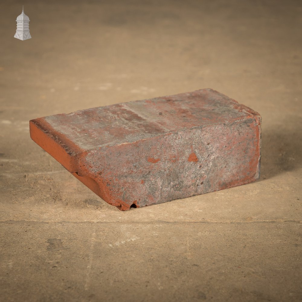 Decorative Header Bricks, Batch of 64 Reclaimed Red Brick Headers