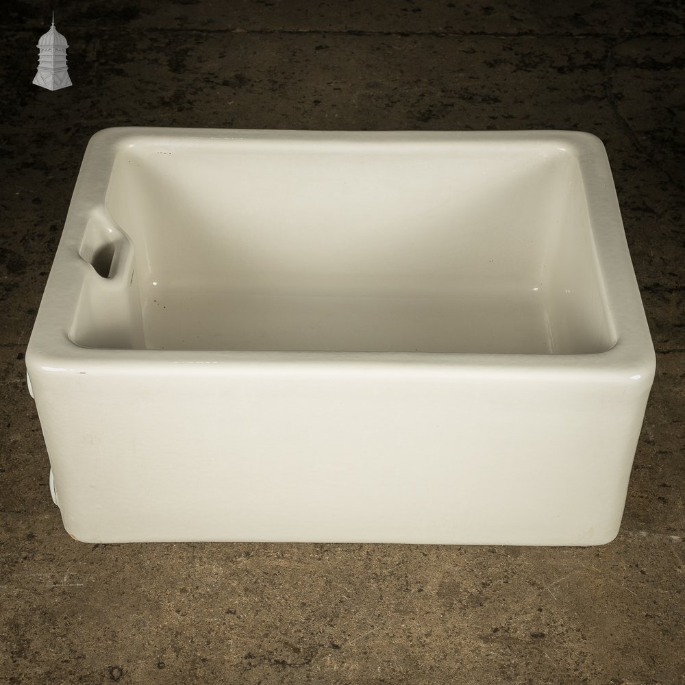 Belfast Butler Sink, Made by Twyfords with White Glazed Finish