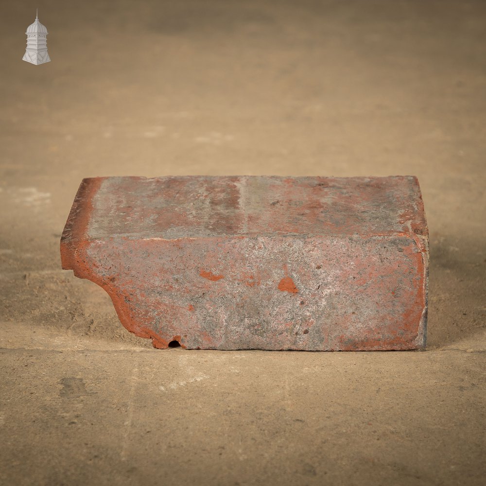 Decorative Header Bricks, Batch of 64 Reclaimed Red Brick Headers
