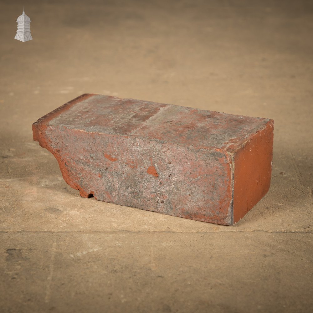 Decorative Header Bricks, Batch of 64 Reclaimed Red Brick Headers