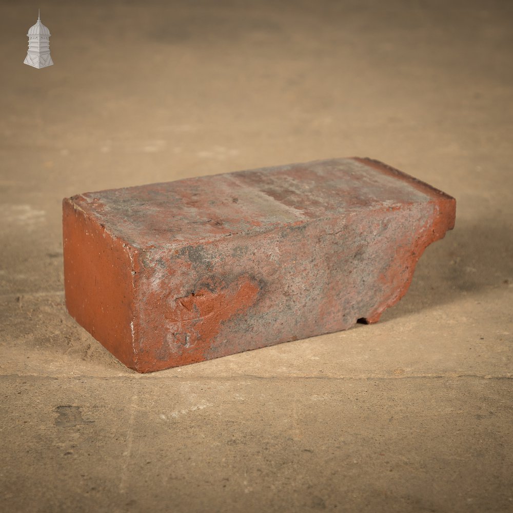 Decorative Header Bricks, Batch of 64 Reclaimed Red Brick Headers