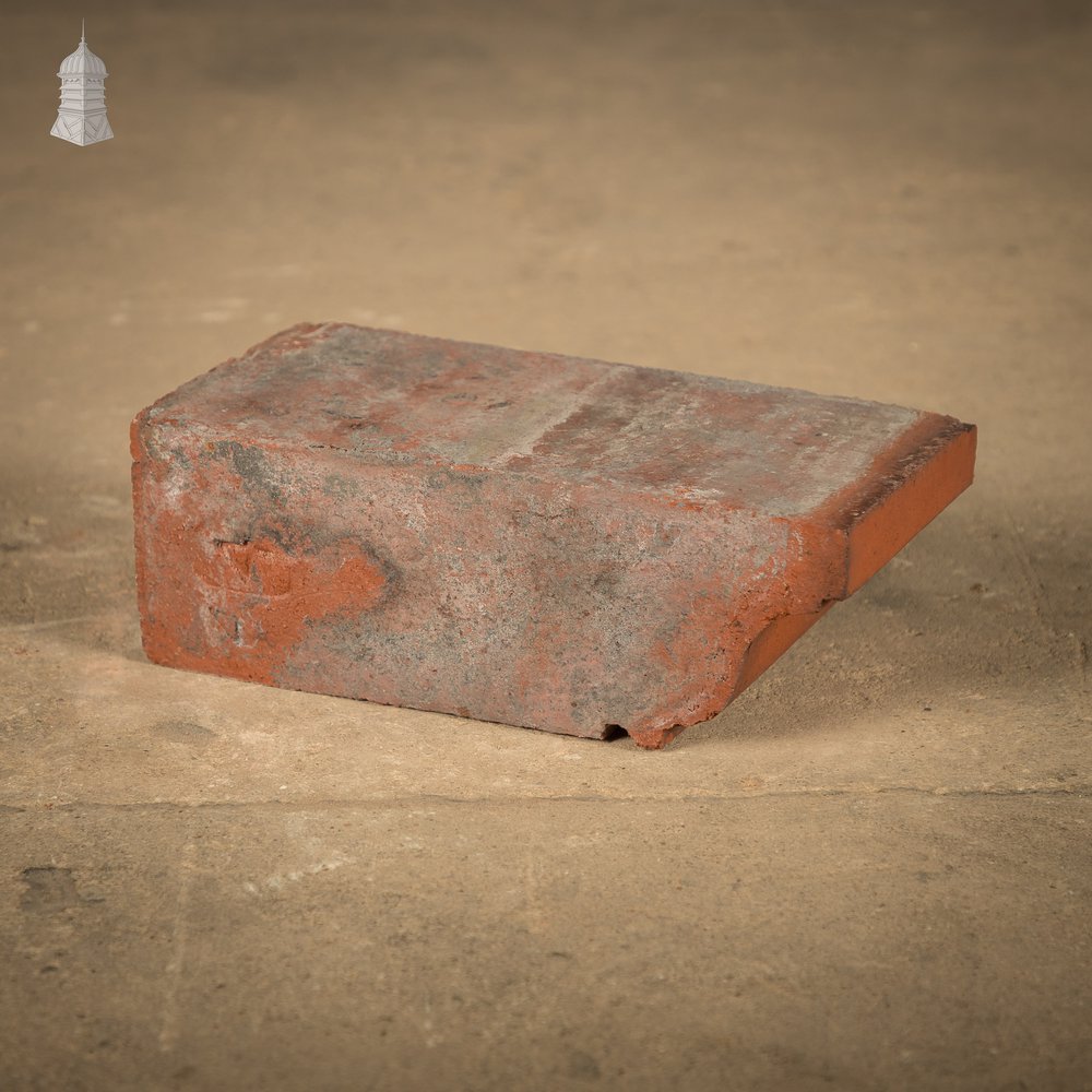 Decorative Header Bricks, Batch of 64 Reclaimed Red Brick Headers