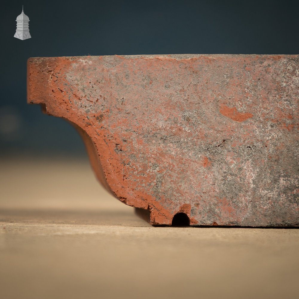 Decorative Header Bricks, Batch of 64 Reclaimed Red Brick Headers