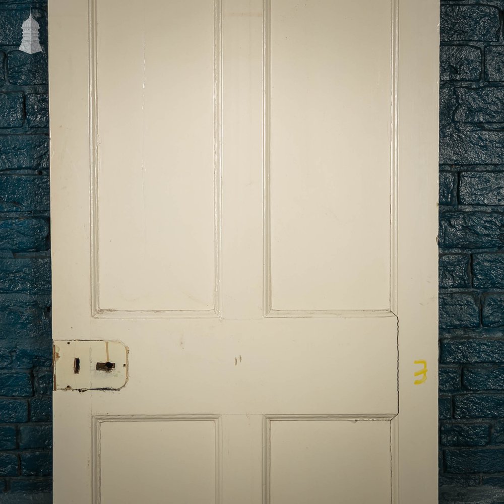 Pine Panelled Door, Victorian 4 Panel