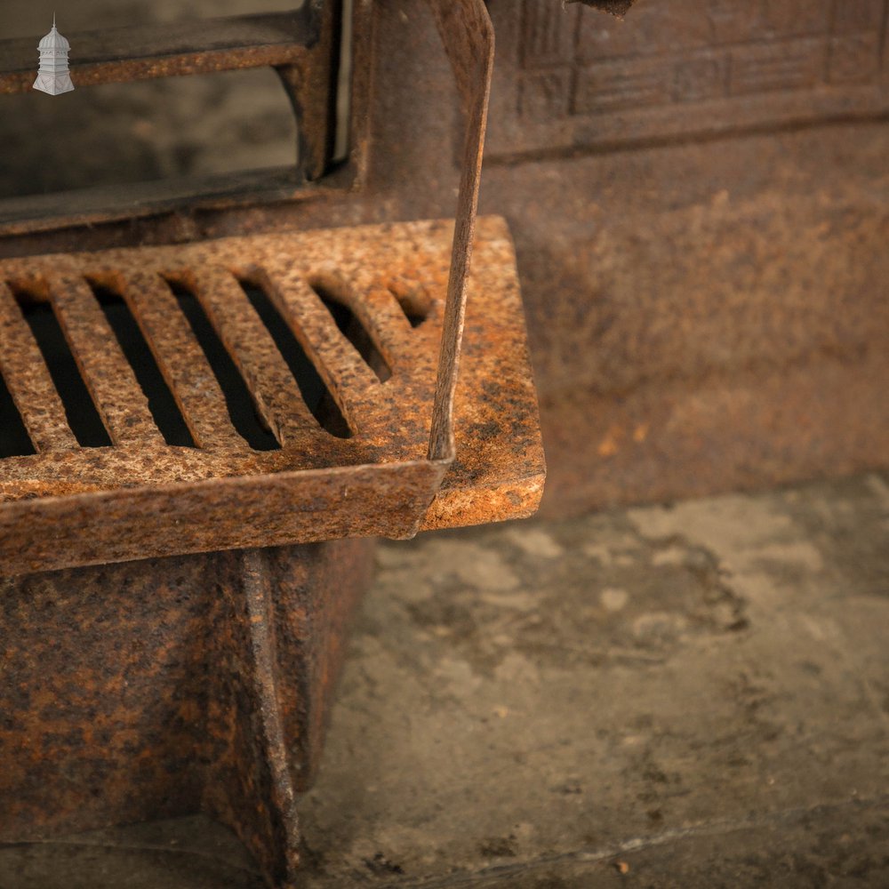 Fire Surround, Cast Iron Rose Detail