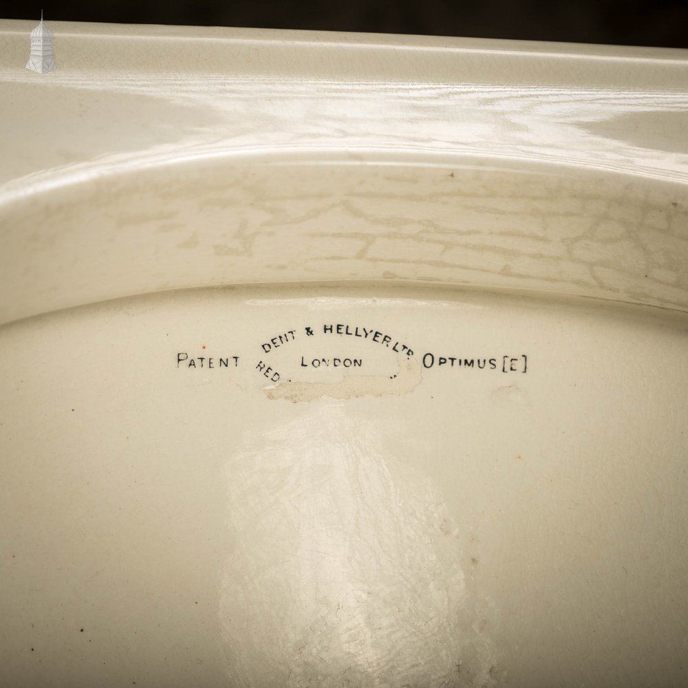 Toilet Pan with Ebony Flush Pull "Dent & Hellyer Ltd"