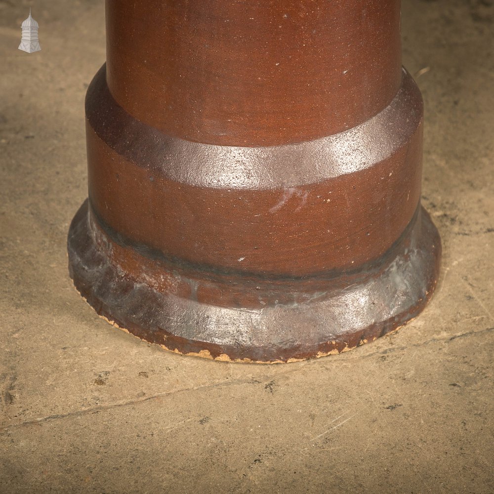 Large Chimney Pot, Salt Glaze