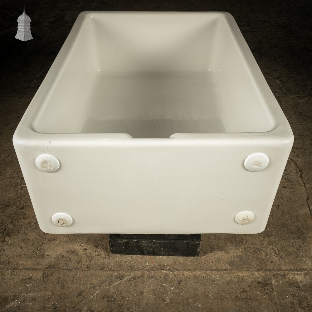 Belfast Butler Sink, 3ft Long White Glazed made by Twyfords