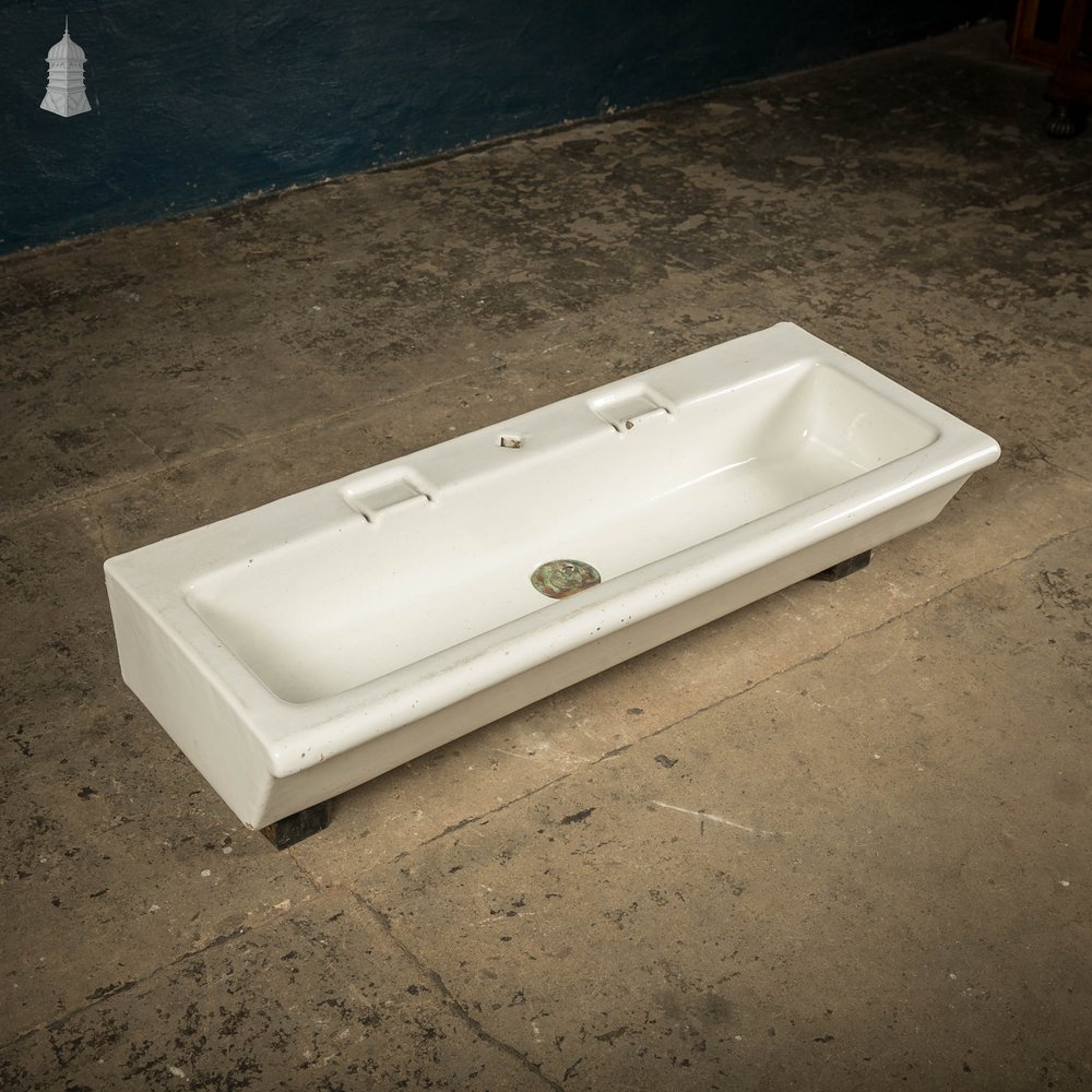 White Trough Sink