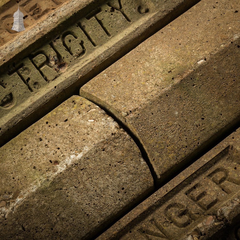 Danger Electricity Marker Bricks, Batch of 14 - A Run of 12.5 Metres