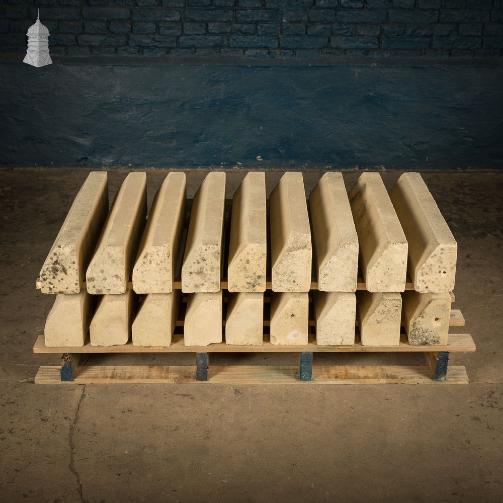 Long Plinth Stretchers, Buff Stone - A run of 12 Metres