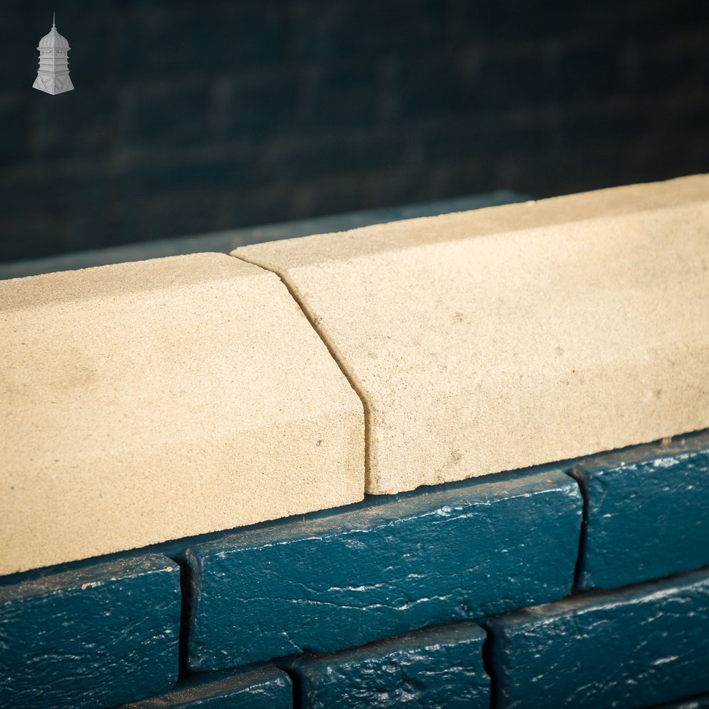 Long Plinth Stretchers, Buff Stone - A run of 12 Metres