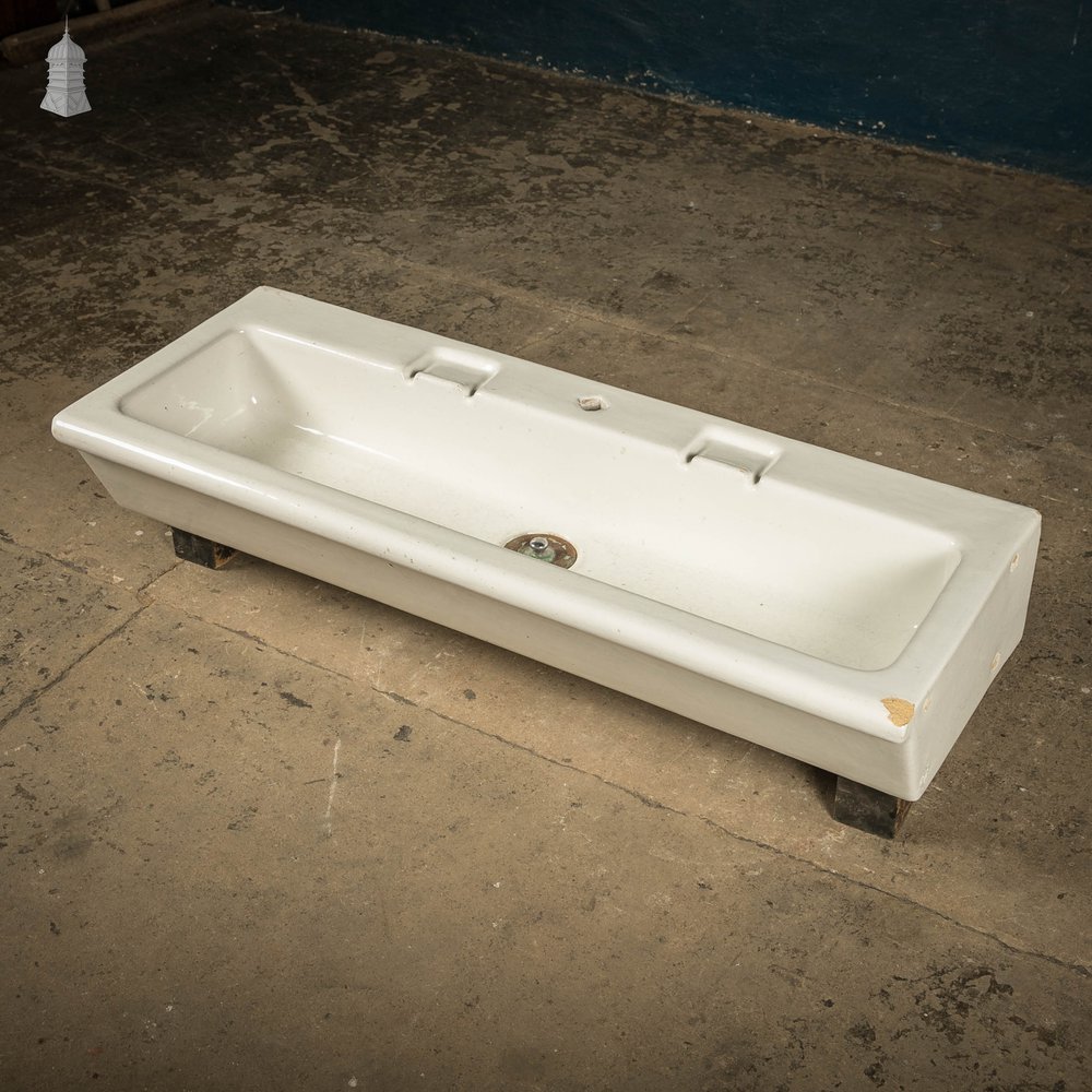 White Trough Sink