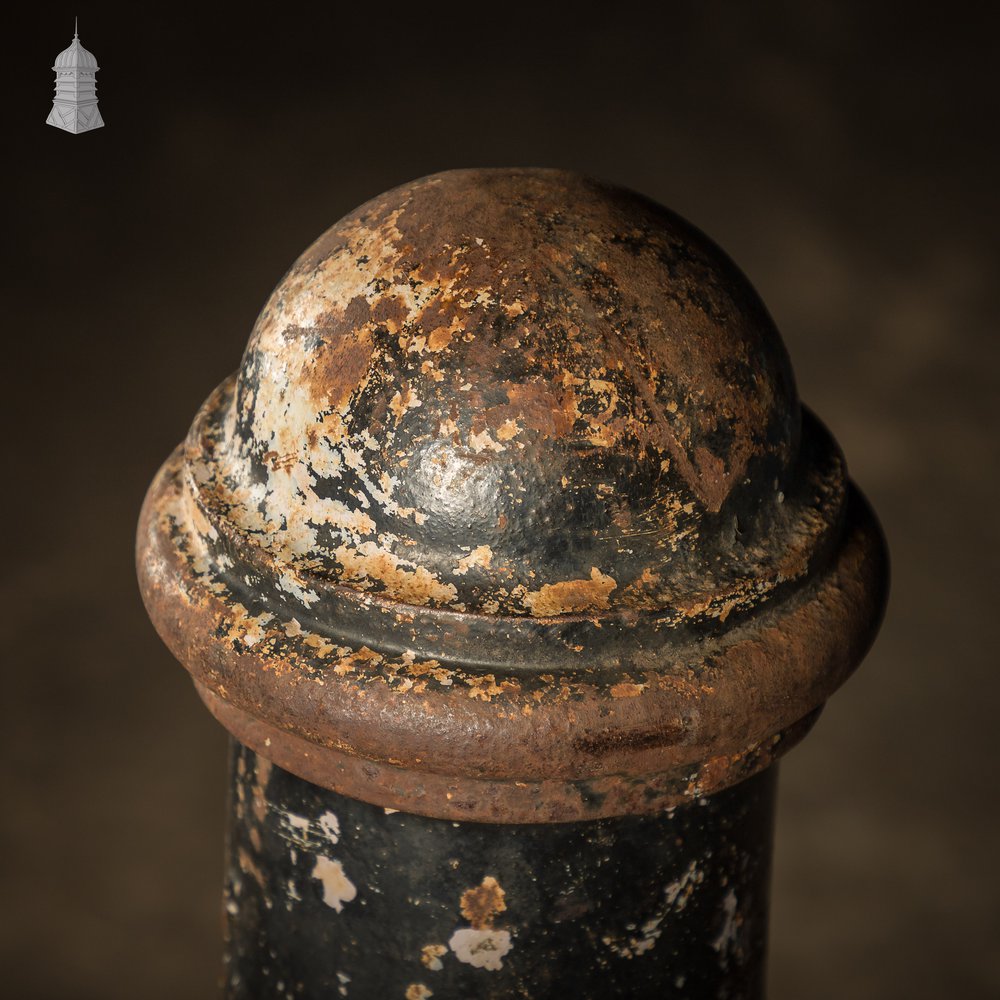 'Cannon' Street Bollard, Reclaimed Cast Iron Bollard.