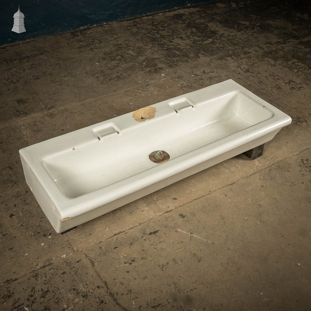 White Trough Sink