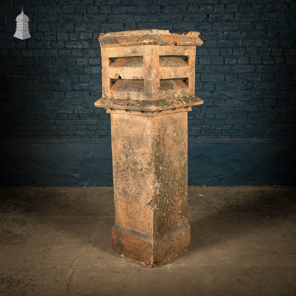 Square Vented Chimney Pot, 1.5 M Tall