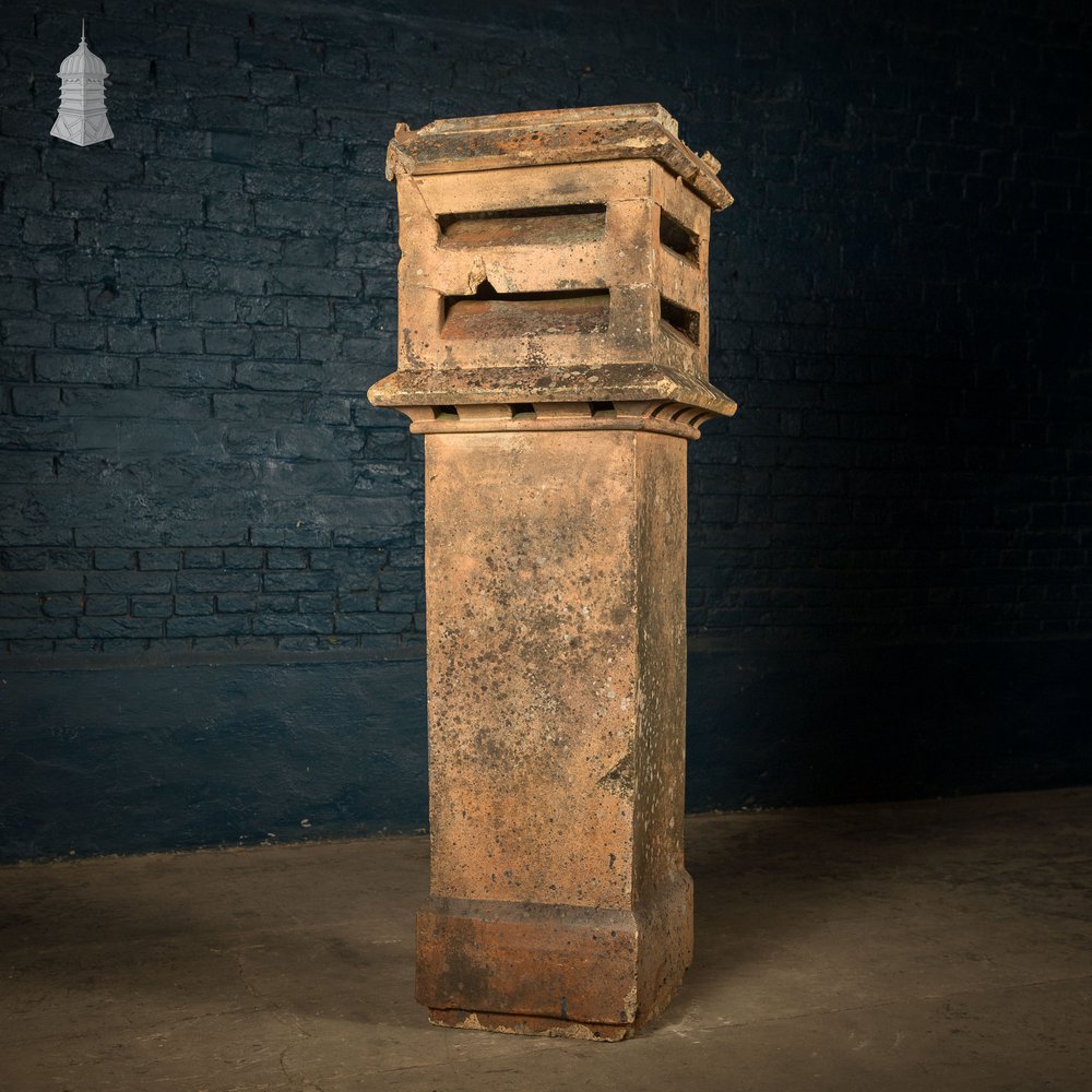 Square Vented Chimney Pot, 1.5 M Tall