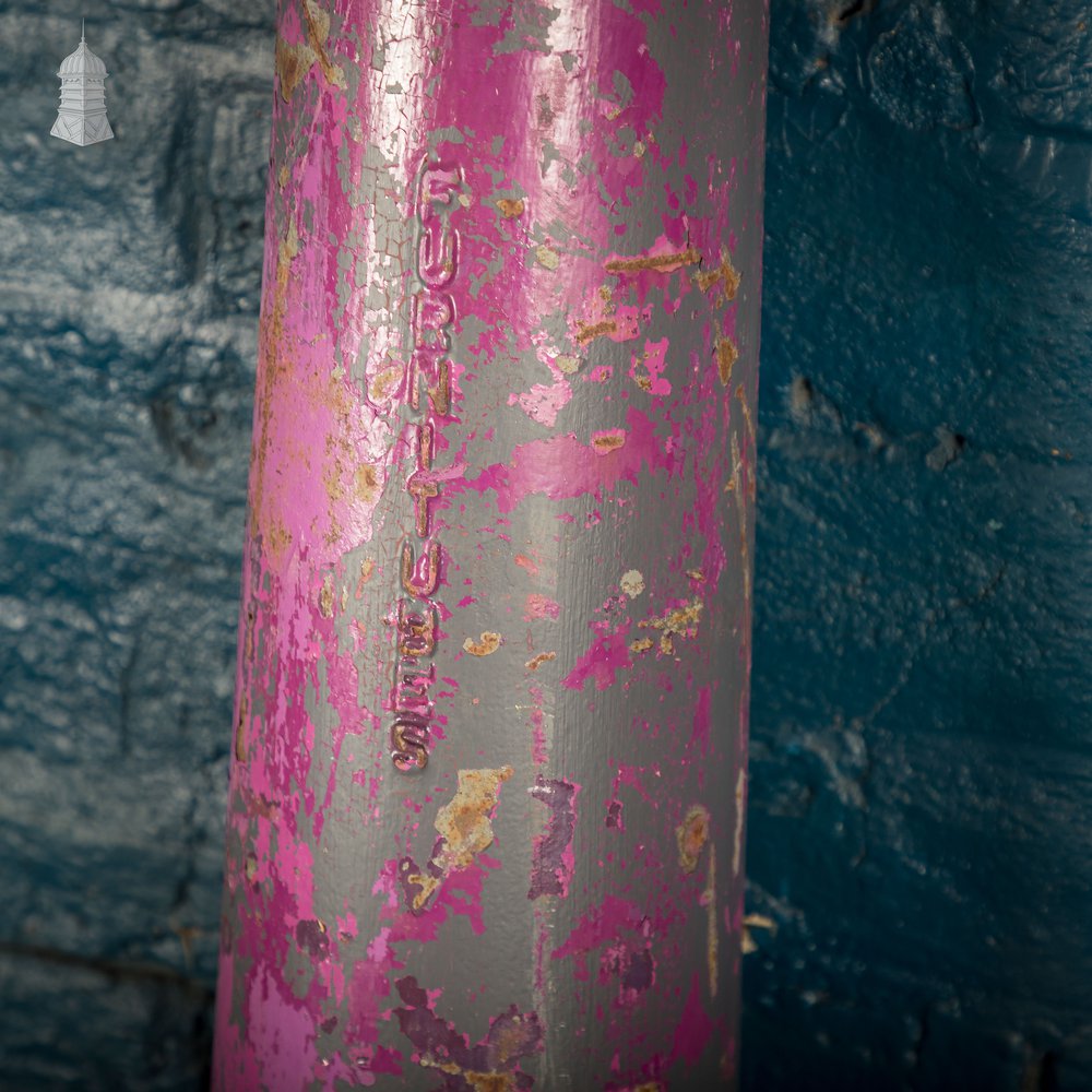'Gunner' Street Bollarda, Pair, Reclaimed Cast Iron Bollards