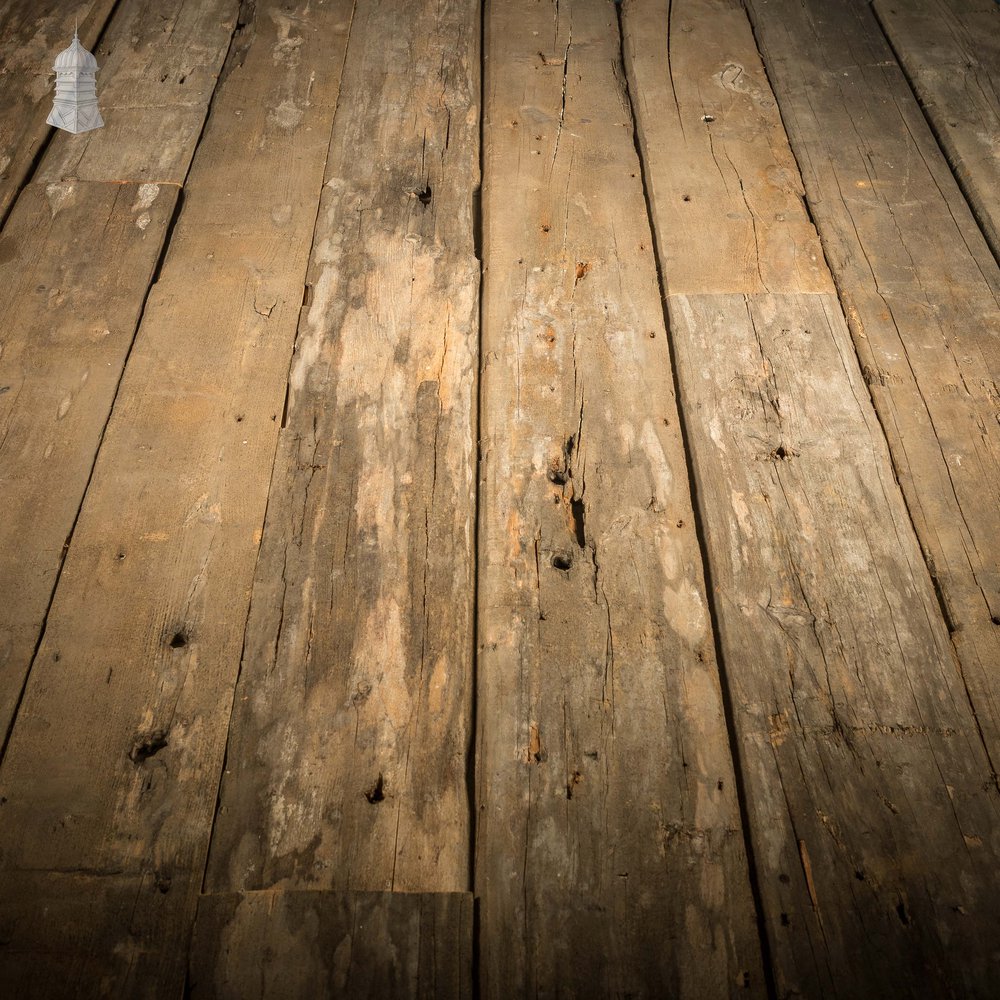 Rusitc Pine Floorboards, 11" Wide - 16.8 Square Metres