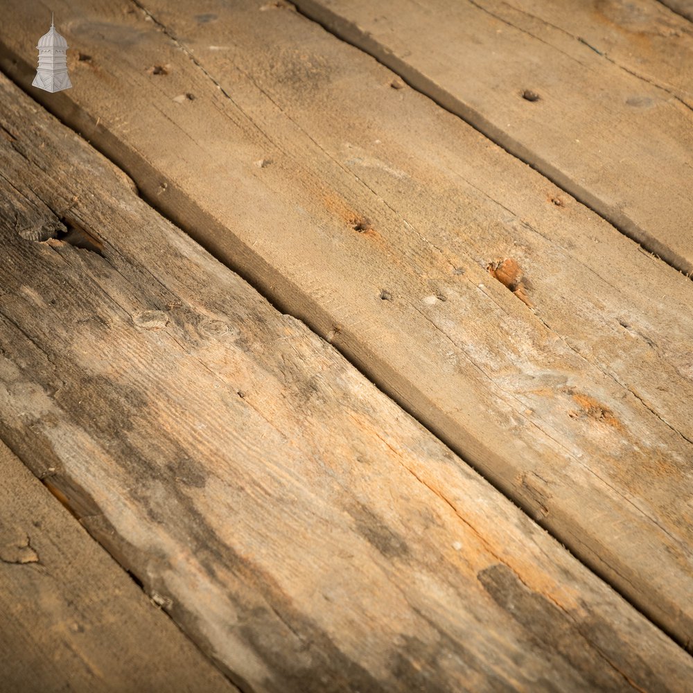 Rusitc Pine Floorboards, 11" Wide - 16.8 Square Metres