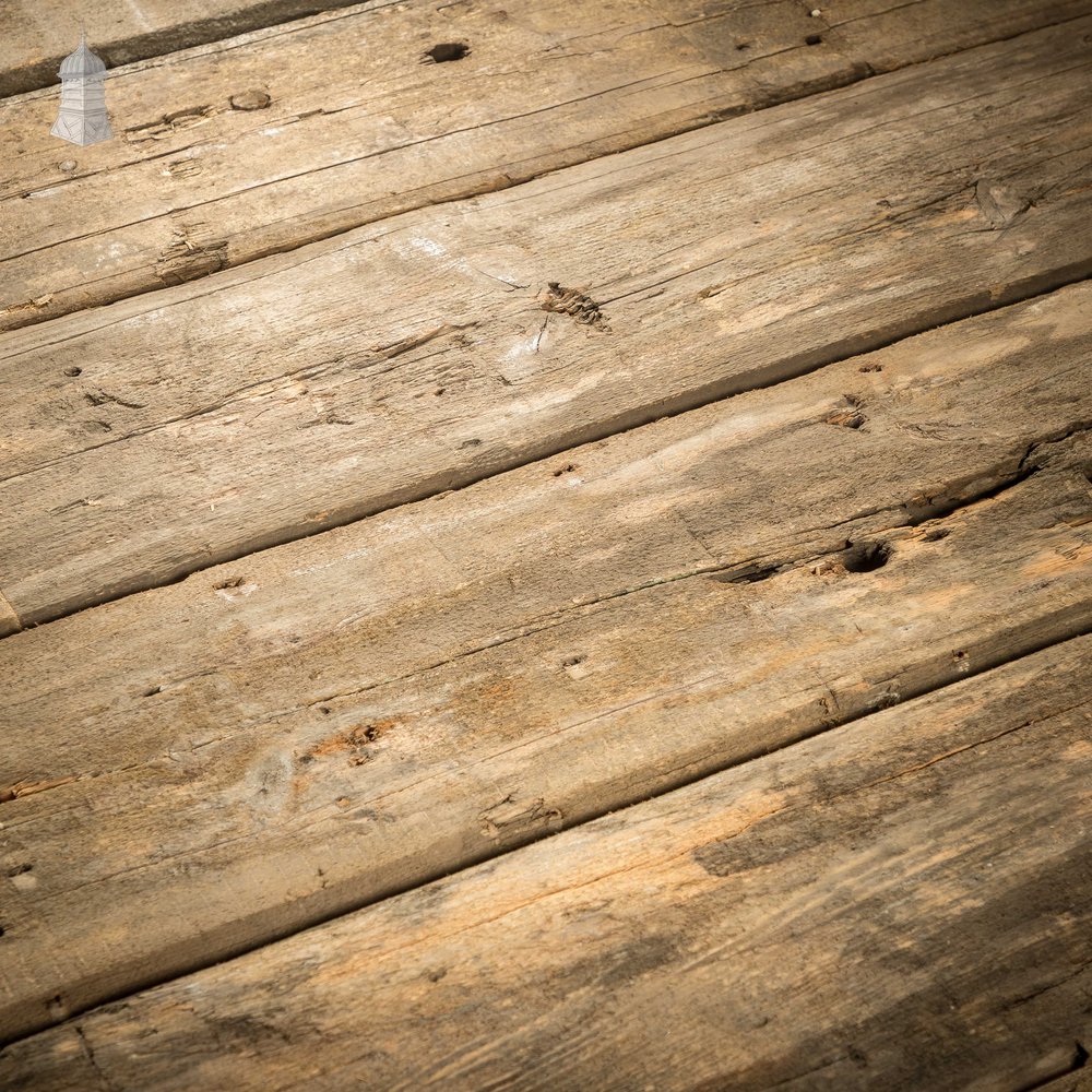 Rusitc Pine Floorboards, 11" Wide - 16.8 Square Metres