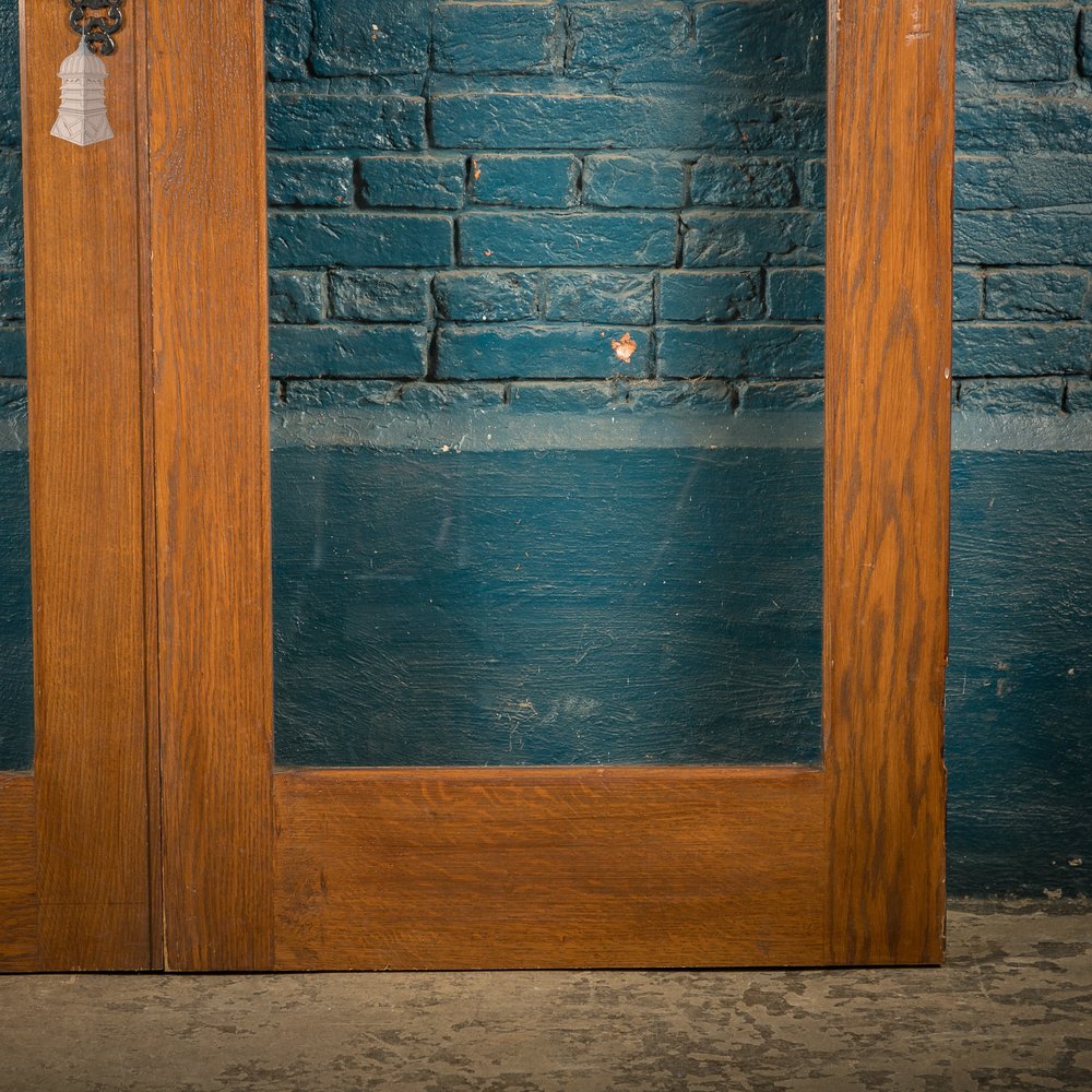 Glazed Double Doors, Oak, Reclaimed
