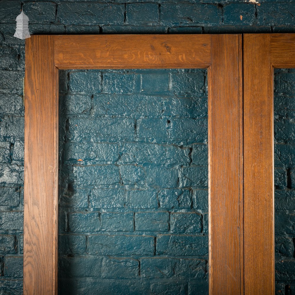 Glazed Double Doors, Oak, Reclaimed