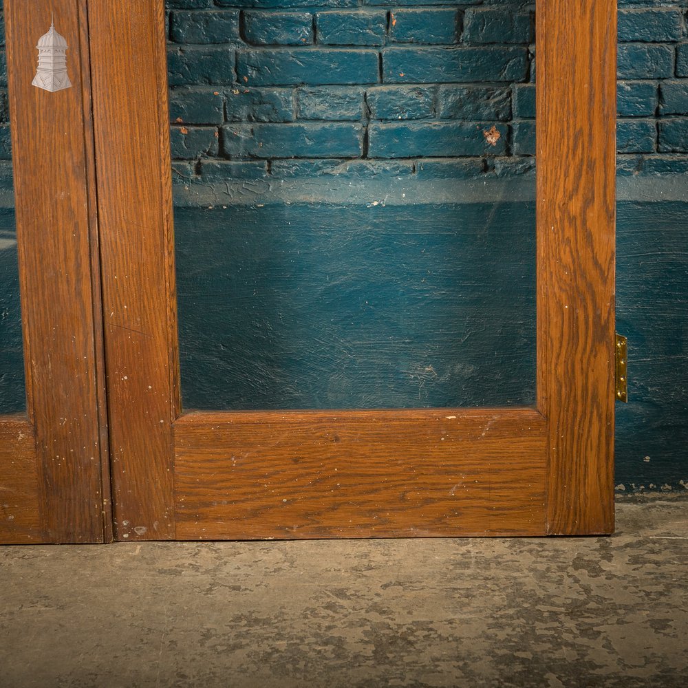 Glazed Double Doors, Oak, Reclaimed