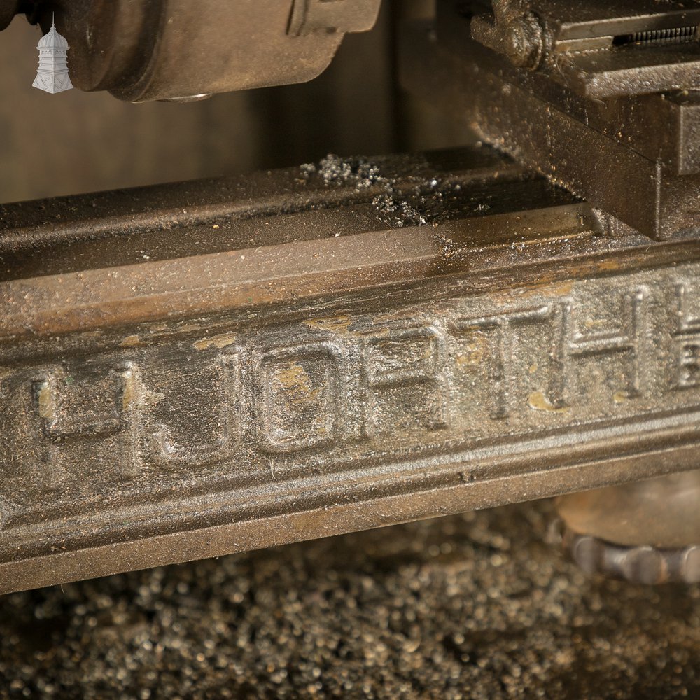 Hjorth Precision Bench Lathe with Original Cast Iron Cabinet and Accessories