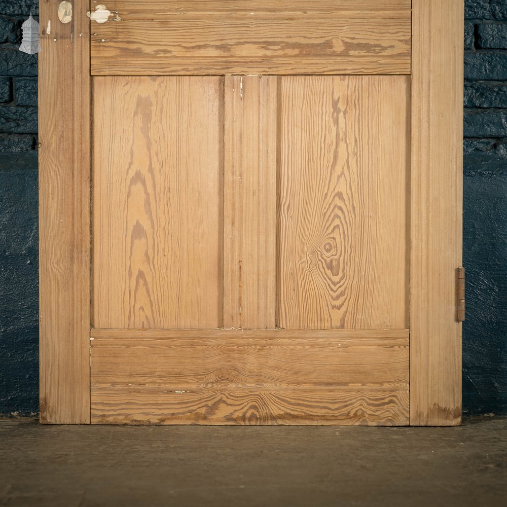 Half Glazed Door, 4 Panel Pine with Indent Details