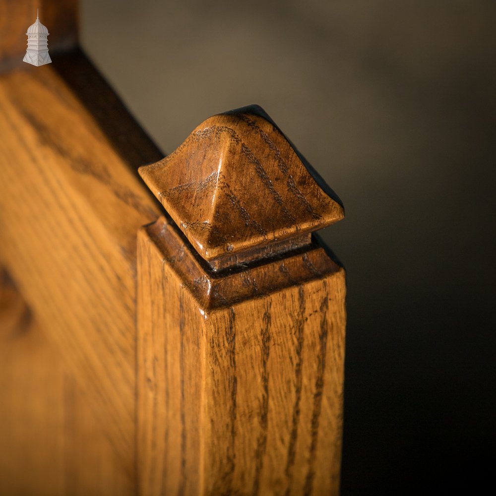 Oak Hallway Chairs, Gothic Revival